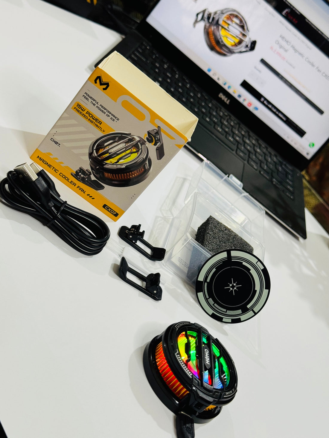 MEMO Magnetic Cooler Fan CX07 Original