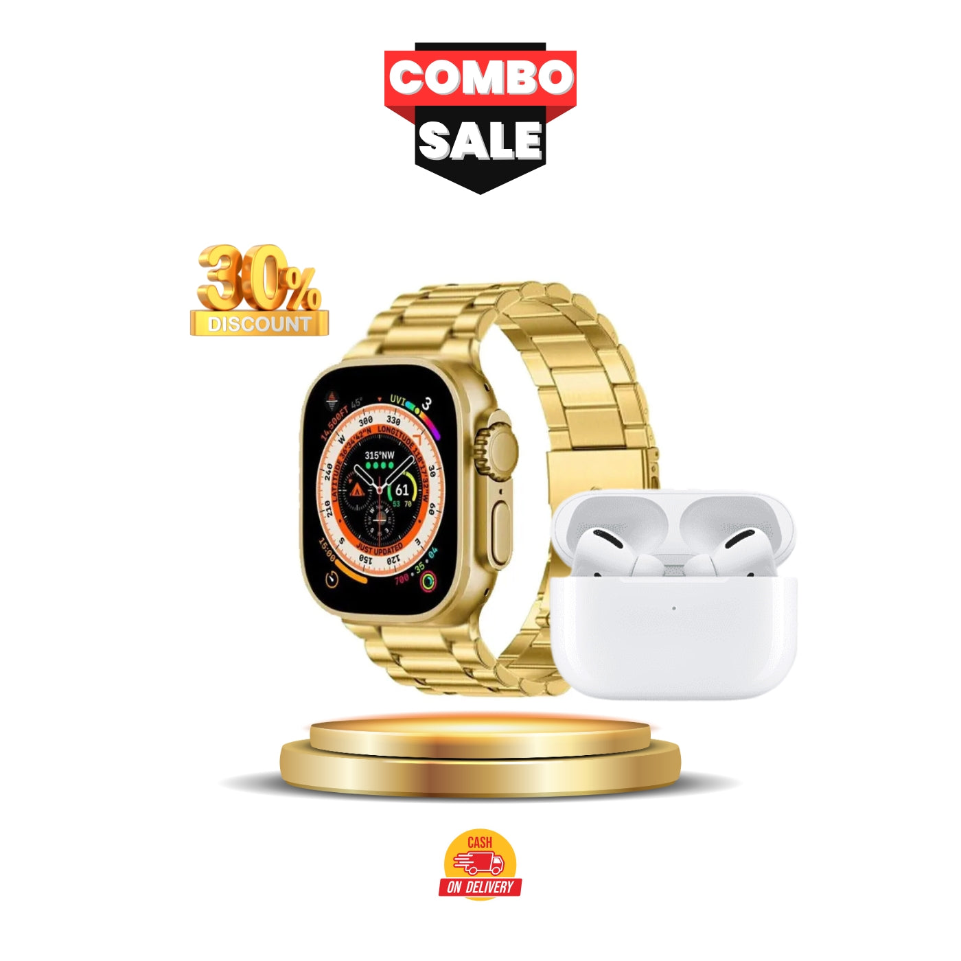 Y60 Ultra Watch + Airpods Pro 2 Mini